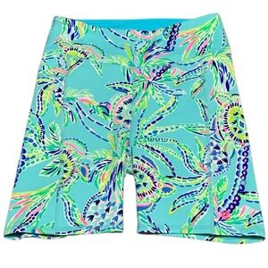 Lilly Pulitzer Multicolor Tropical Bike Shorts